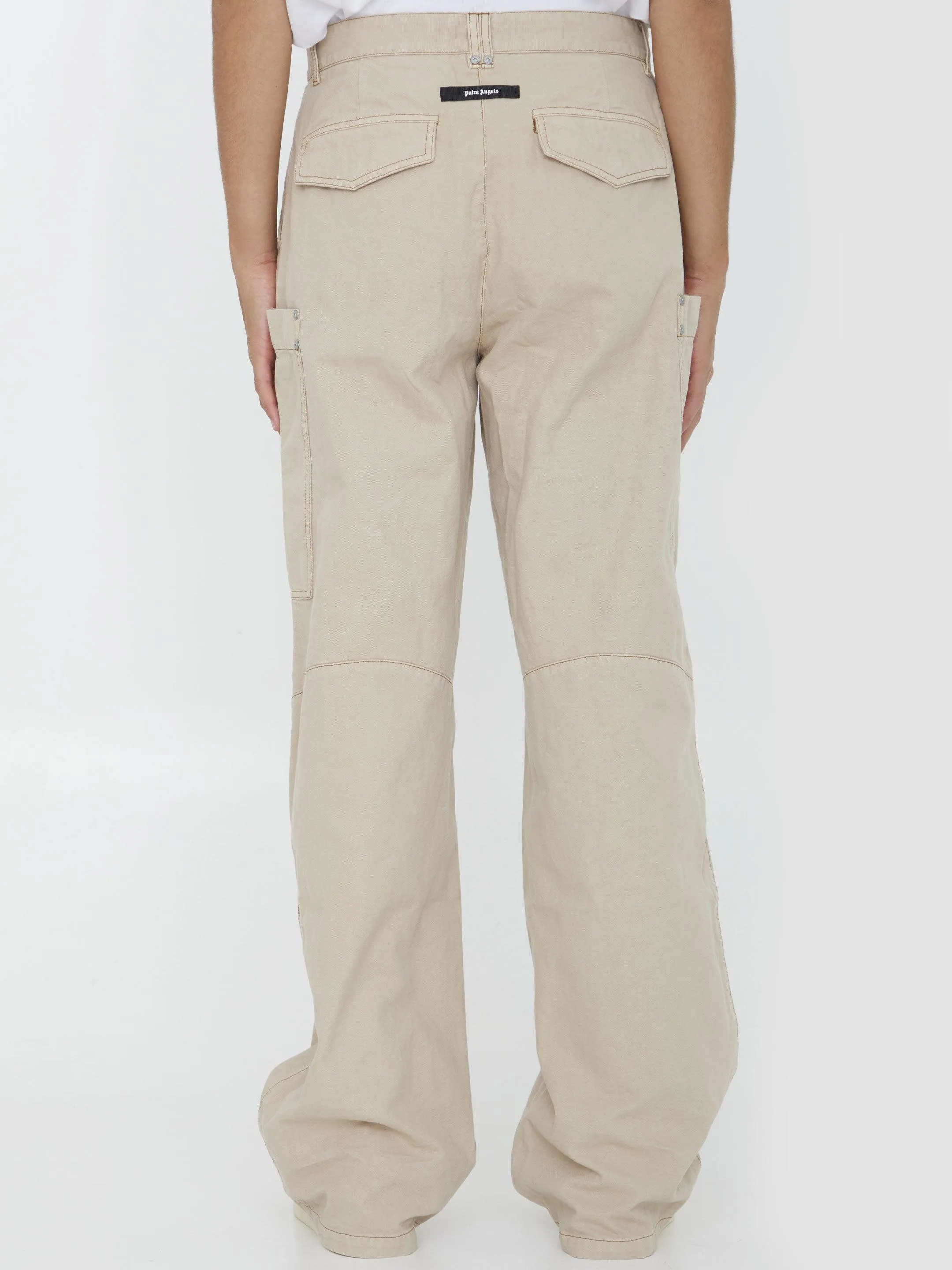 Palm Angels Slim Cargo Pants