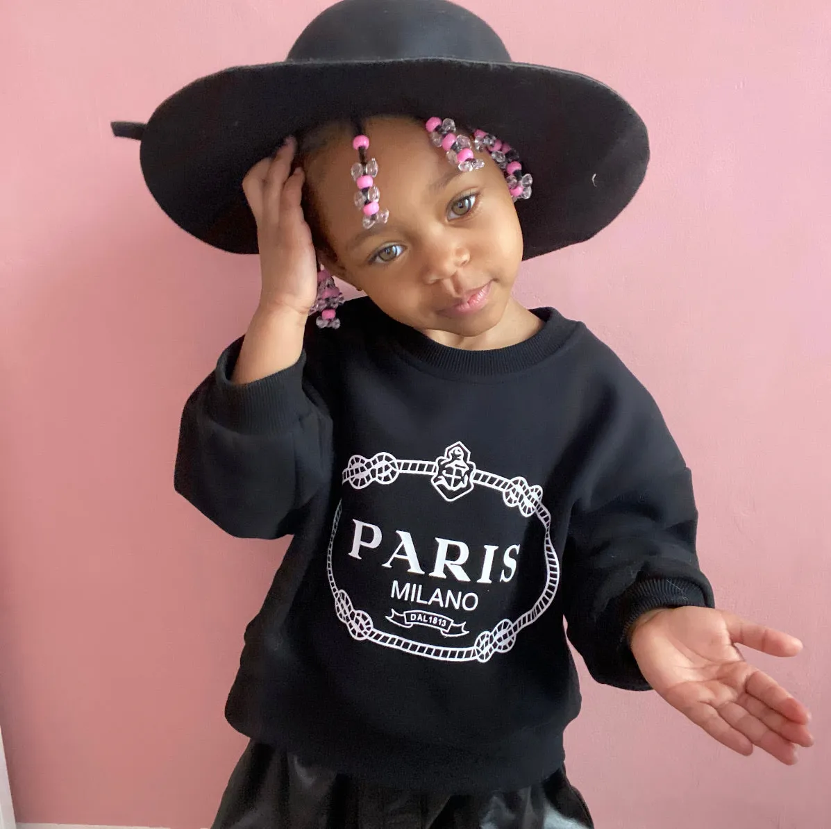 Paris Sweatshirt in Noir