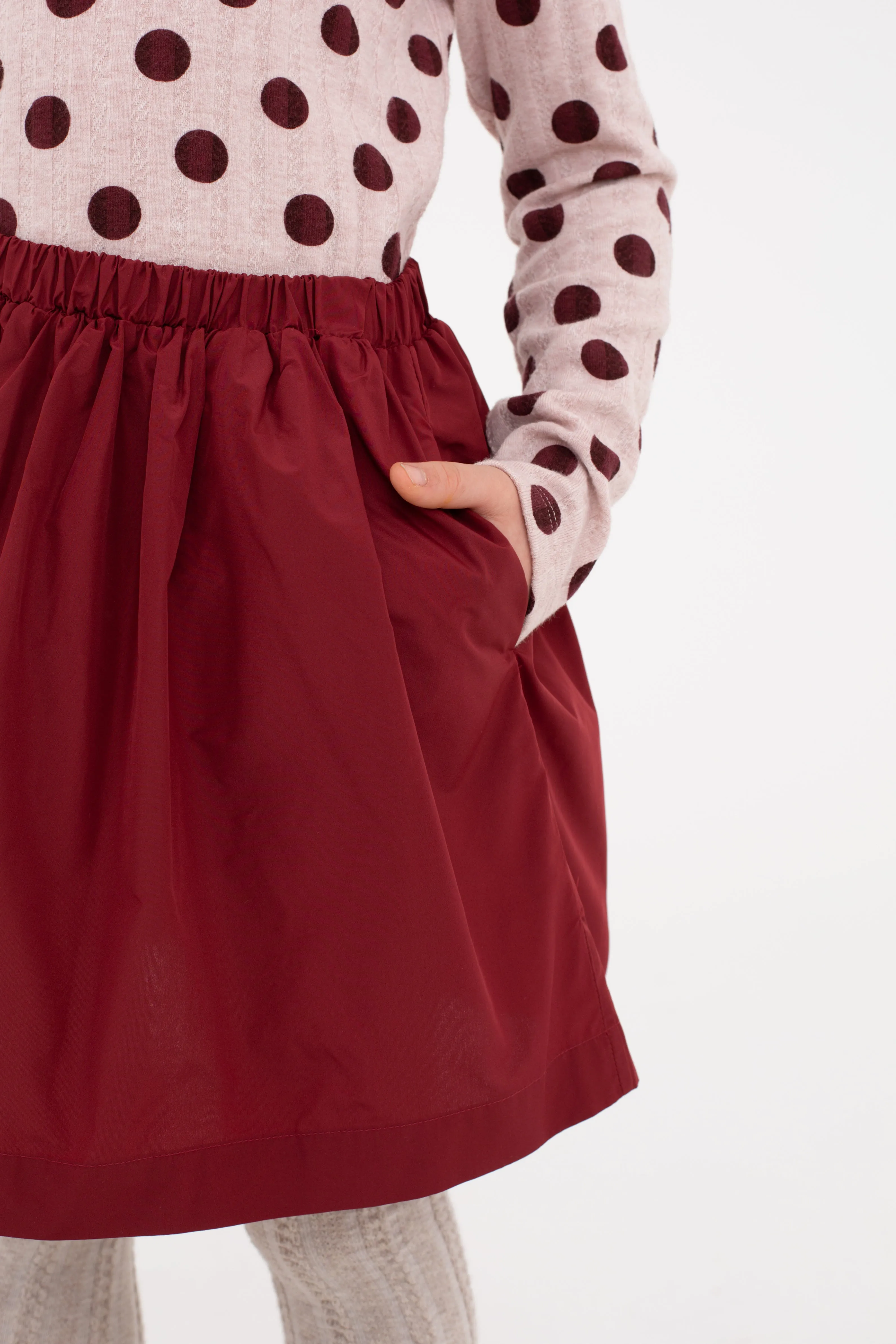 PCL Long Rodonite Bordeaux Skirt