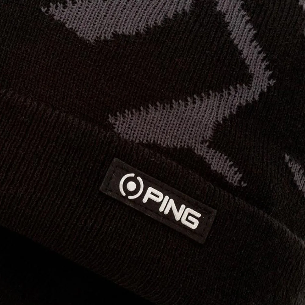 Ping Camo Knit Beanie - Black Multi