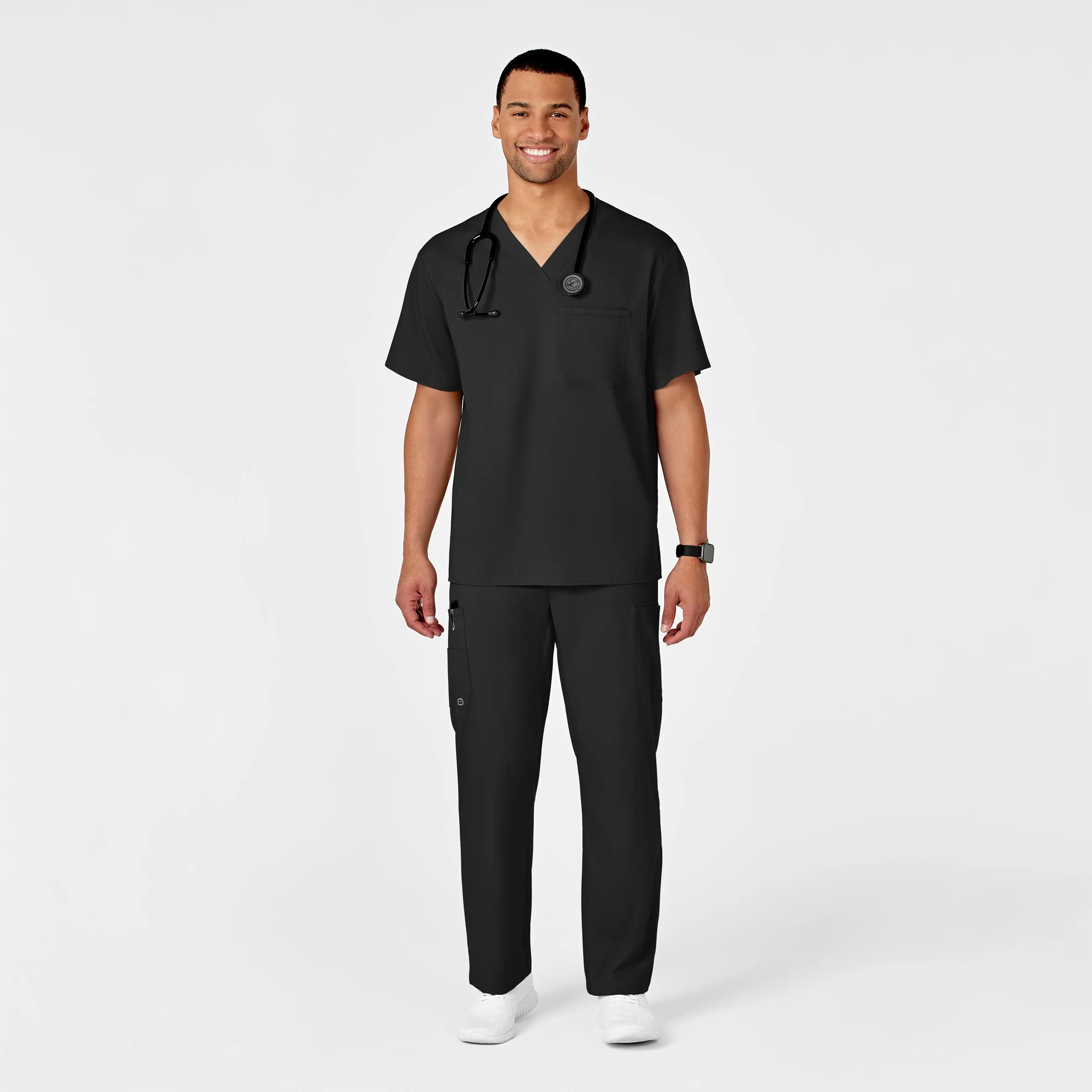 PRO Men's Cargo Scrub Pant - Black