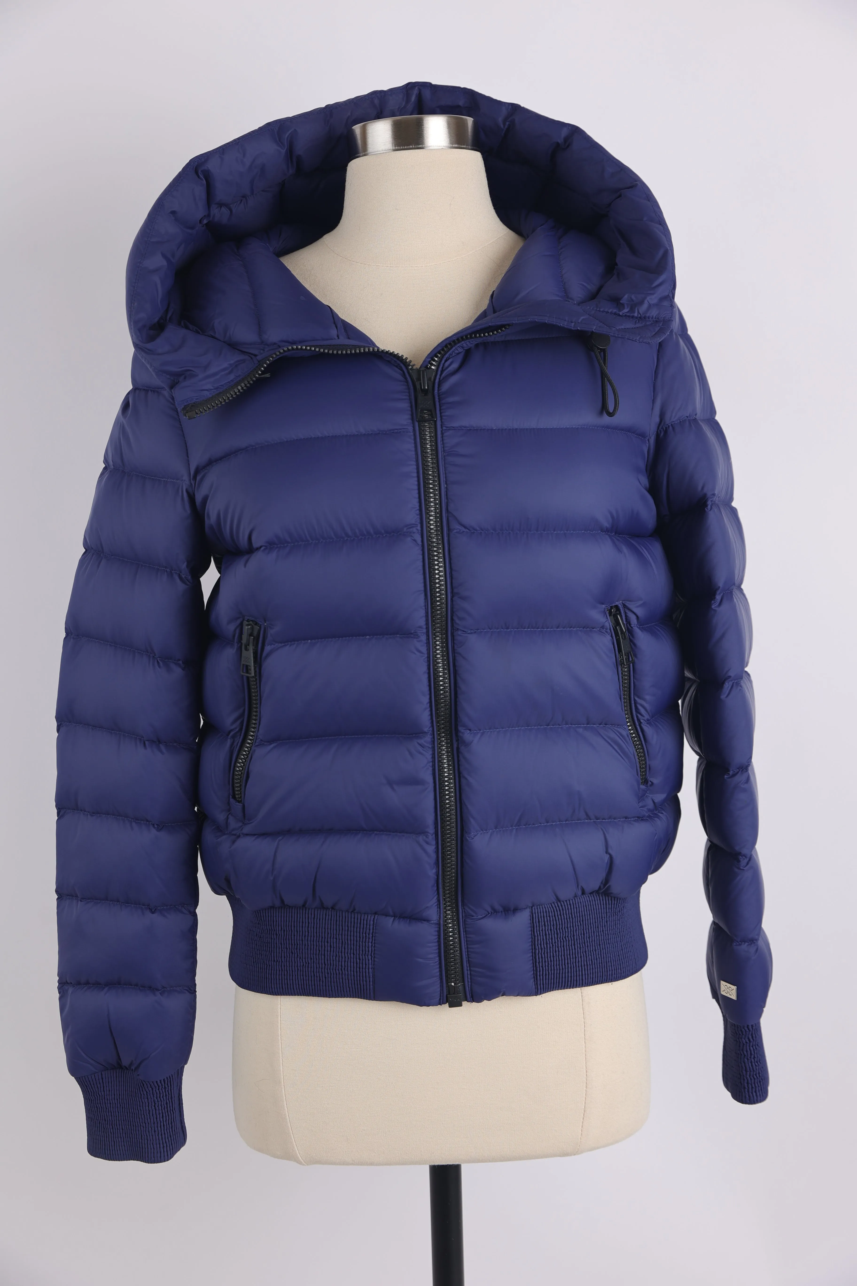 Quilted Down Puffer Bomber