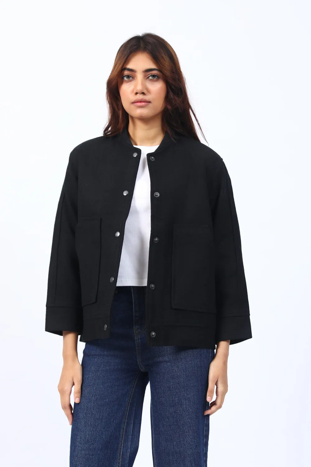 RELAXED FIT BOMBER JACKET