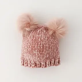 Rosy Chenille Beanie Hat for Babies, Toddlers & Kids