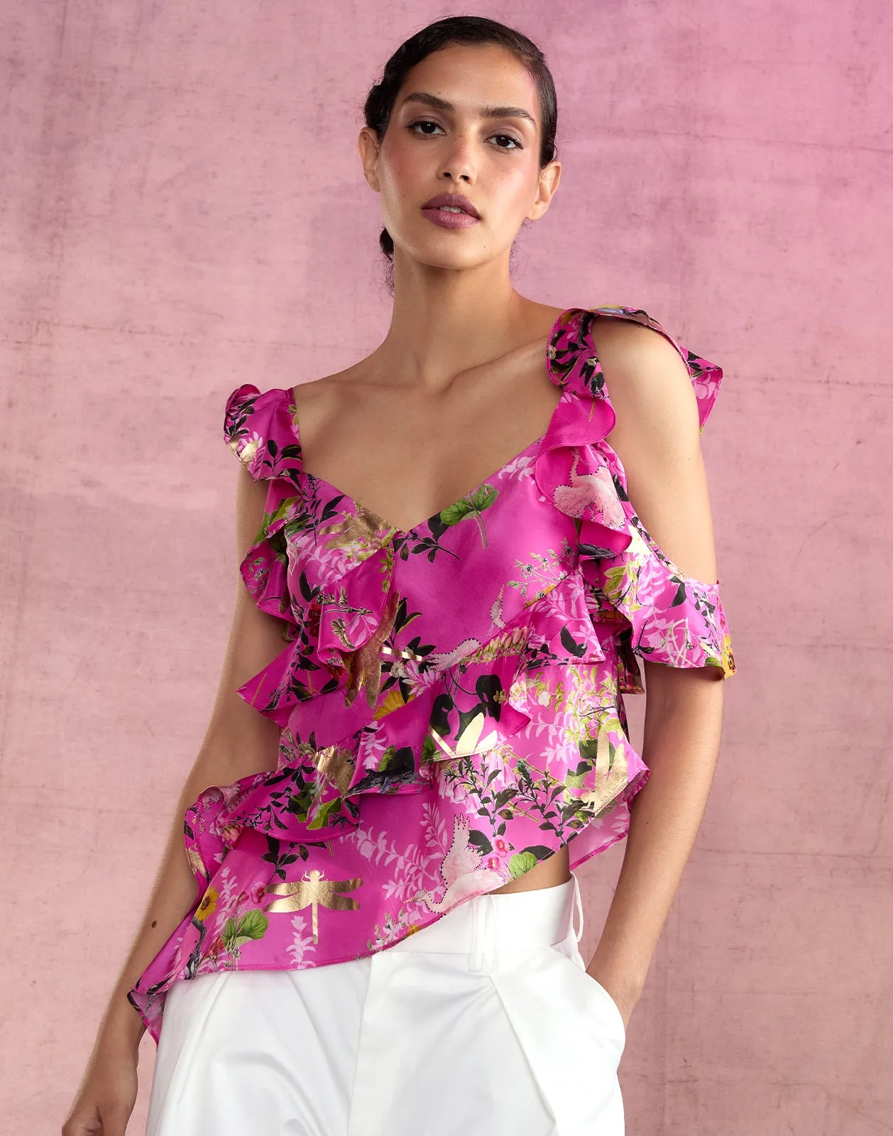 Secret Garden Silk Top