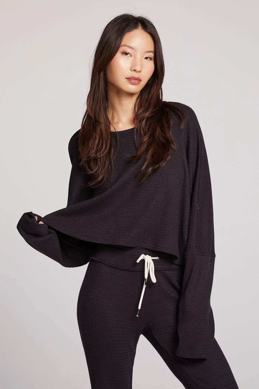 Selena Licorice Pullover