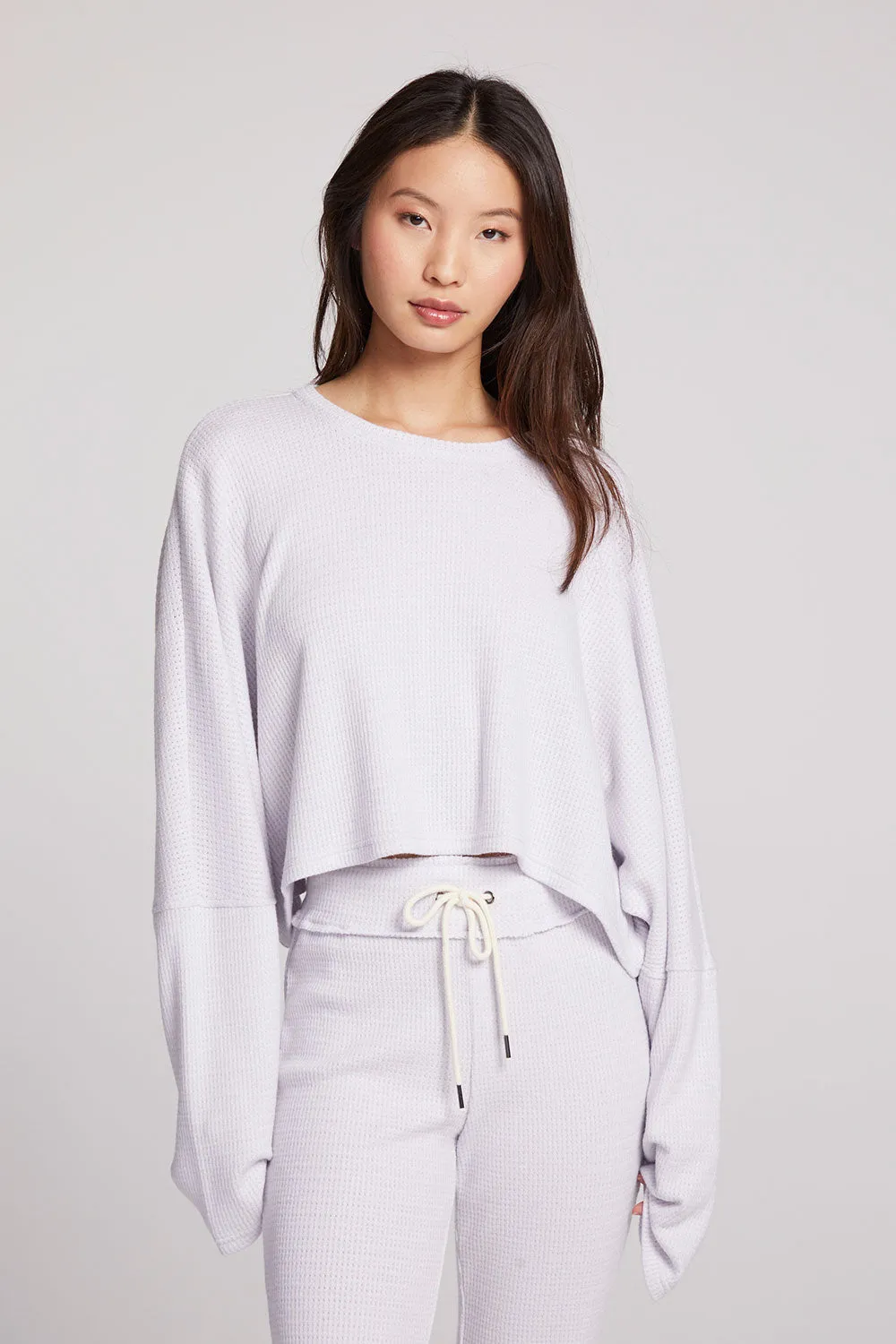 Selena Light Heather Grey Pullover