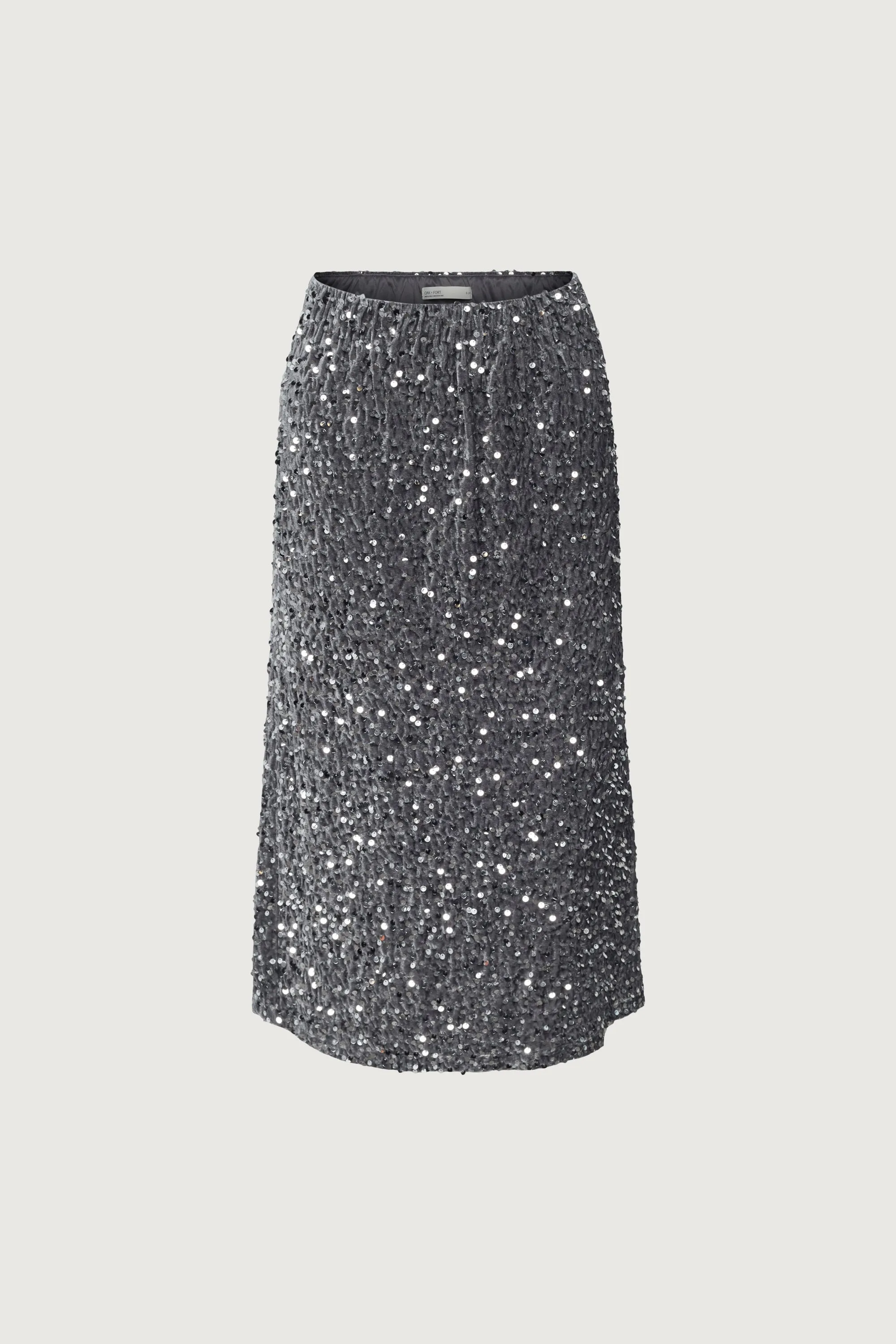 SEQUIN MIDI SKIRT