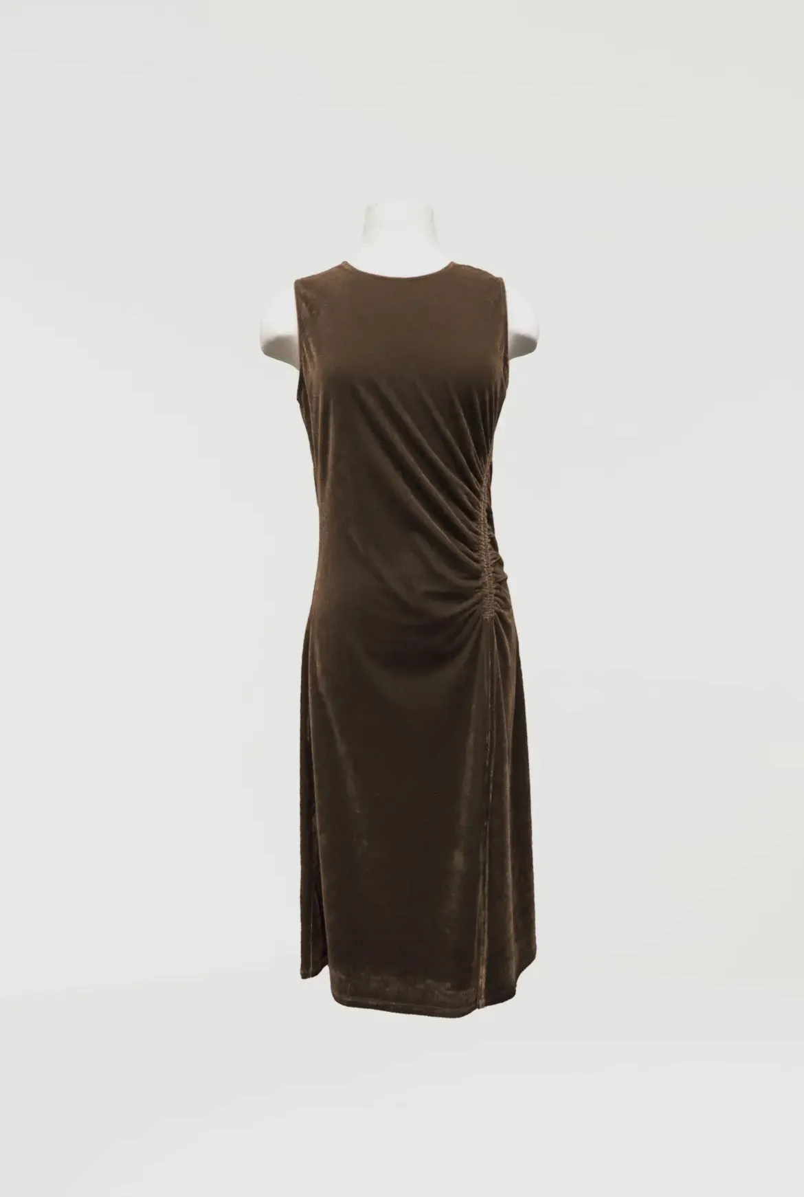 Side Cinched Velvet Dress by Paparazzi