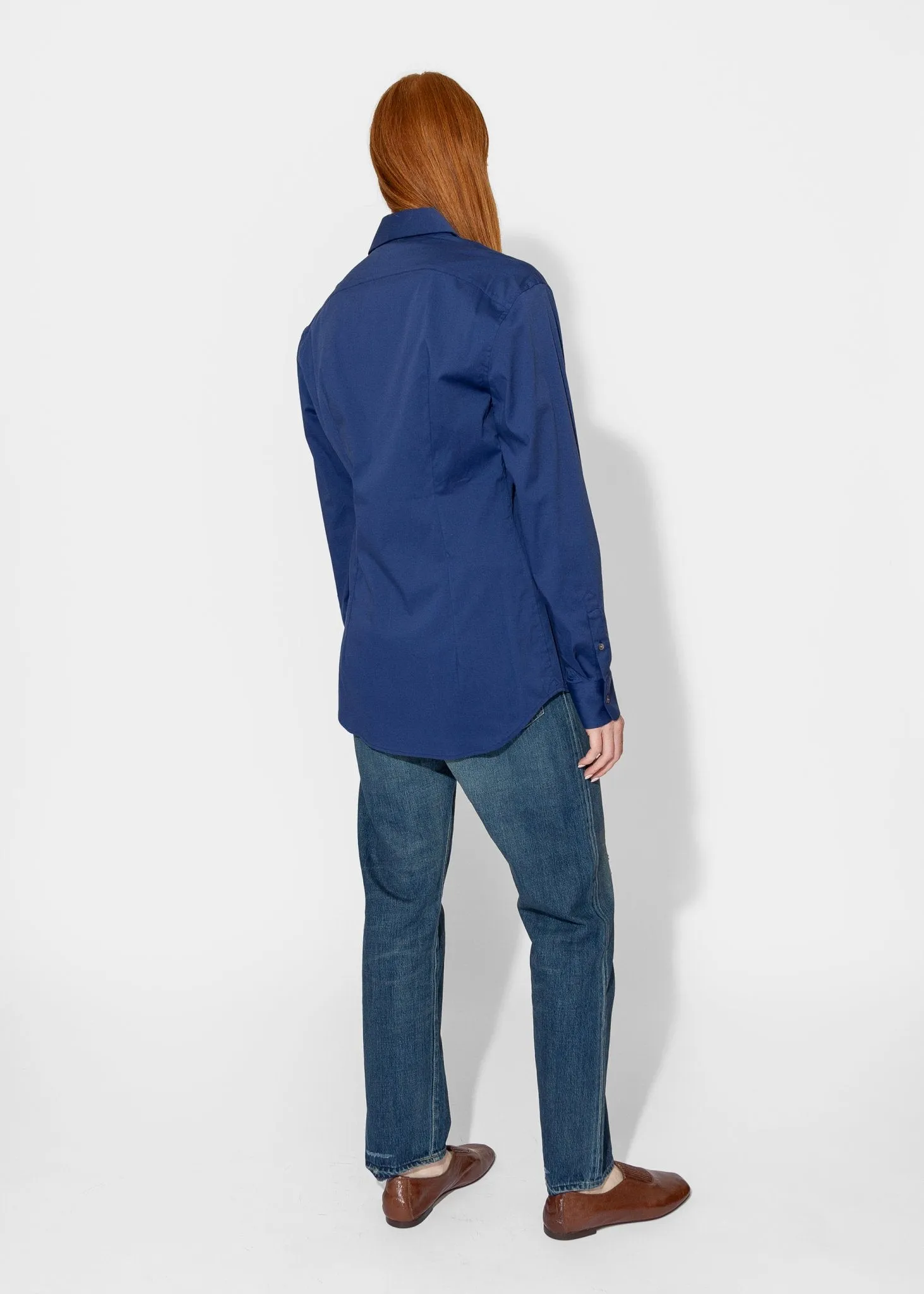 Slim Long Shirt in Ultramarine