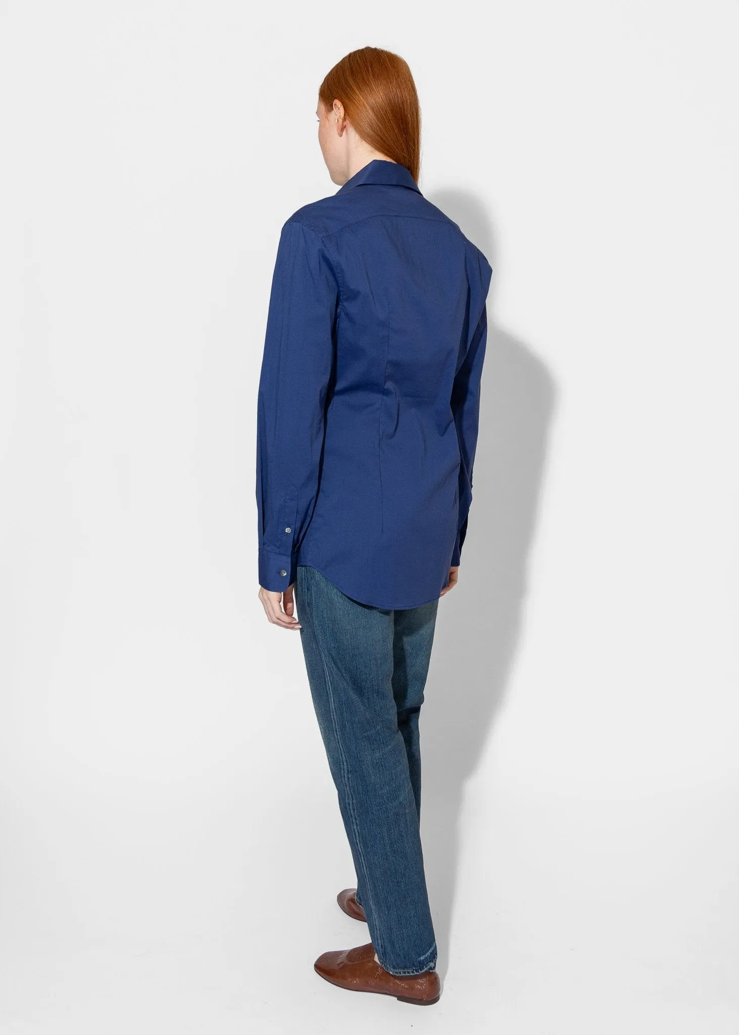 Slim Long Shirt in Ultramarine