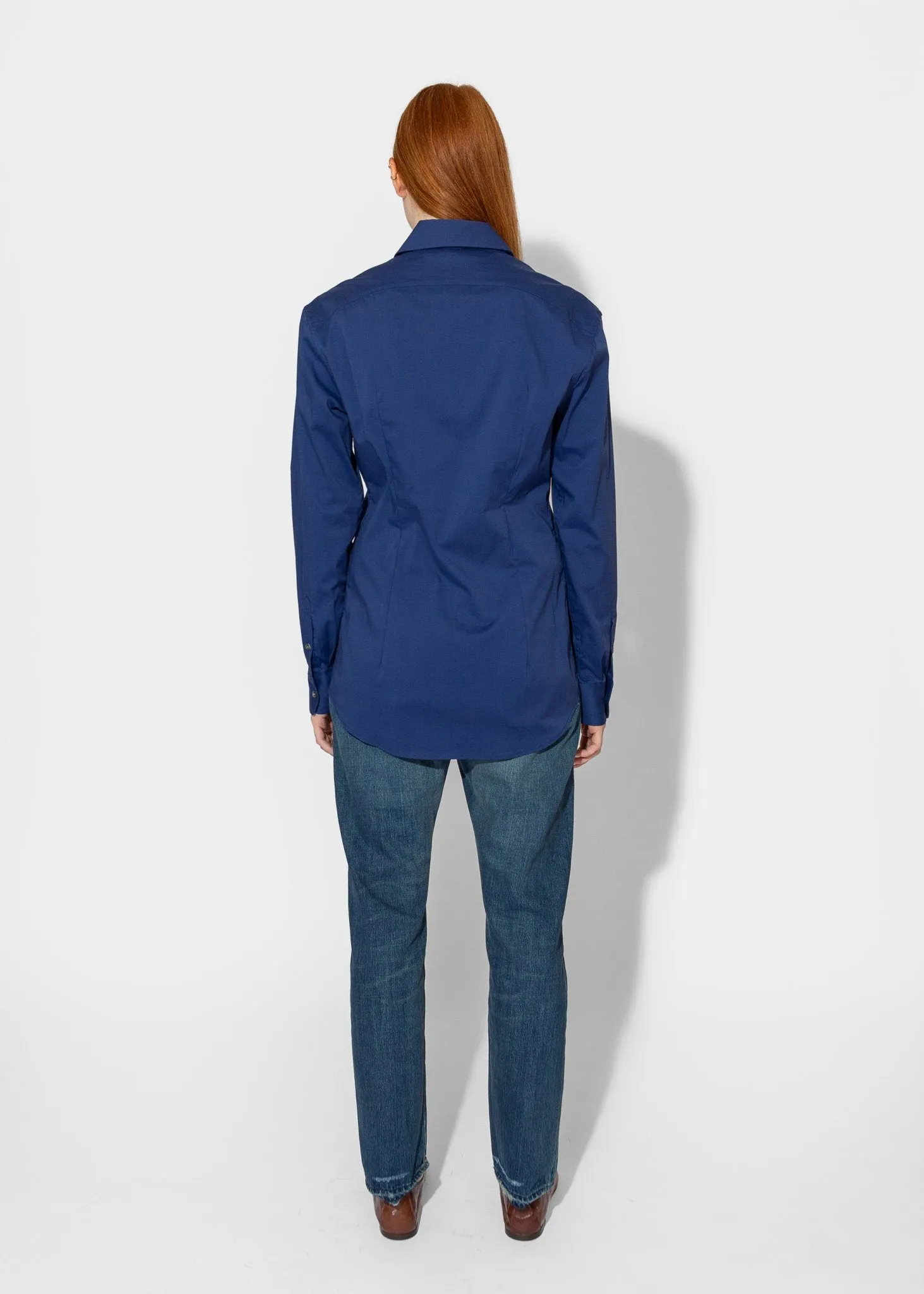 Slim Long Shirt in Ultramarine