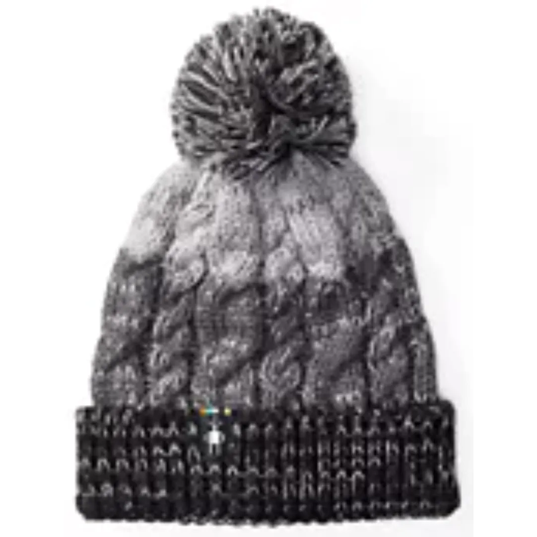 Smartwool Women's Isto Retro Beanie/ Black/Medium Gray Heather