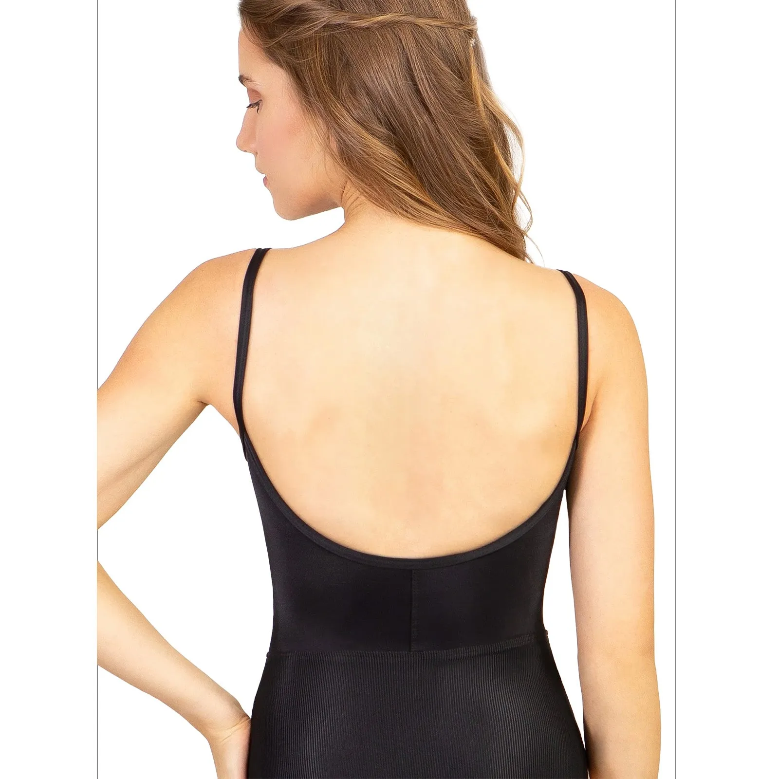 Suffolk Adult Balletcore Ribbed Trunk Camisole Leotard