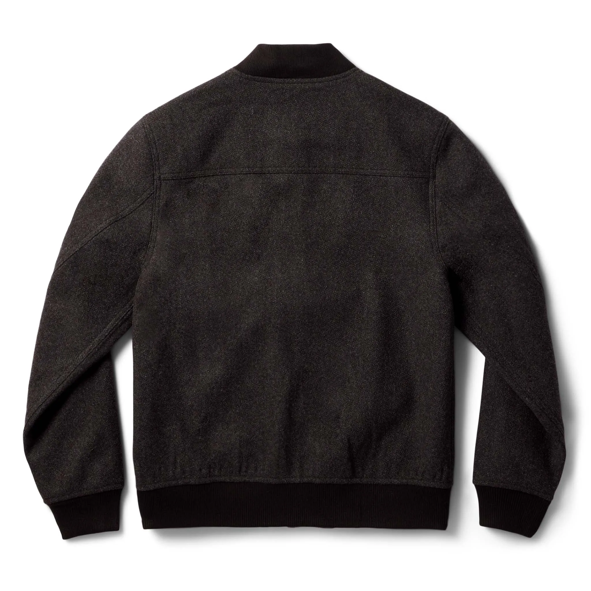 The Bomber Jacket in Espresso Marl Wool