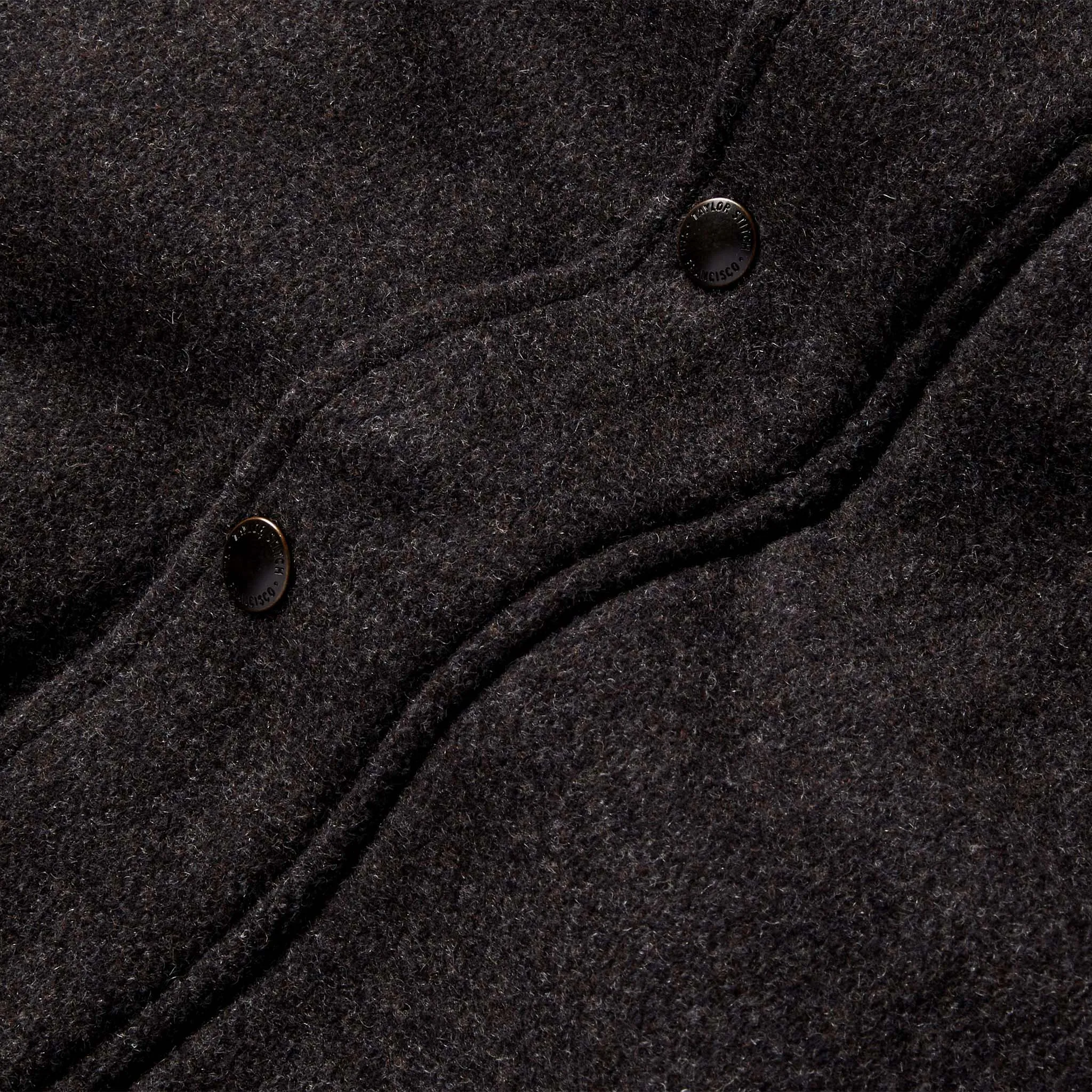 The Bomber Jacket in Espresso Marl Wool