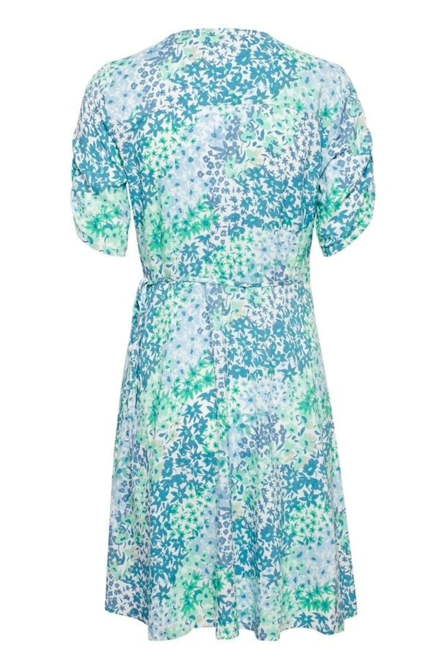 The Joe Wrap Dress - Blue Bell Mix