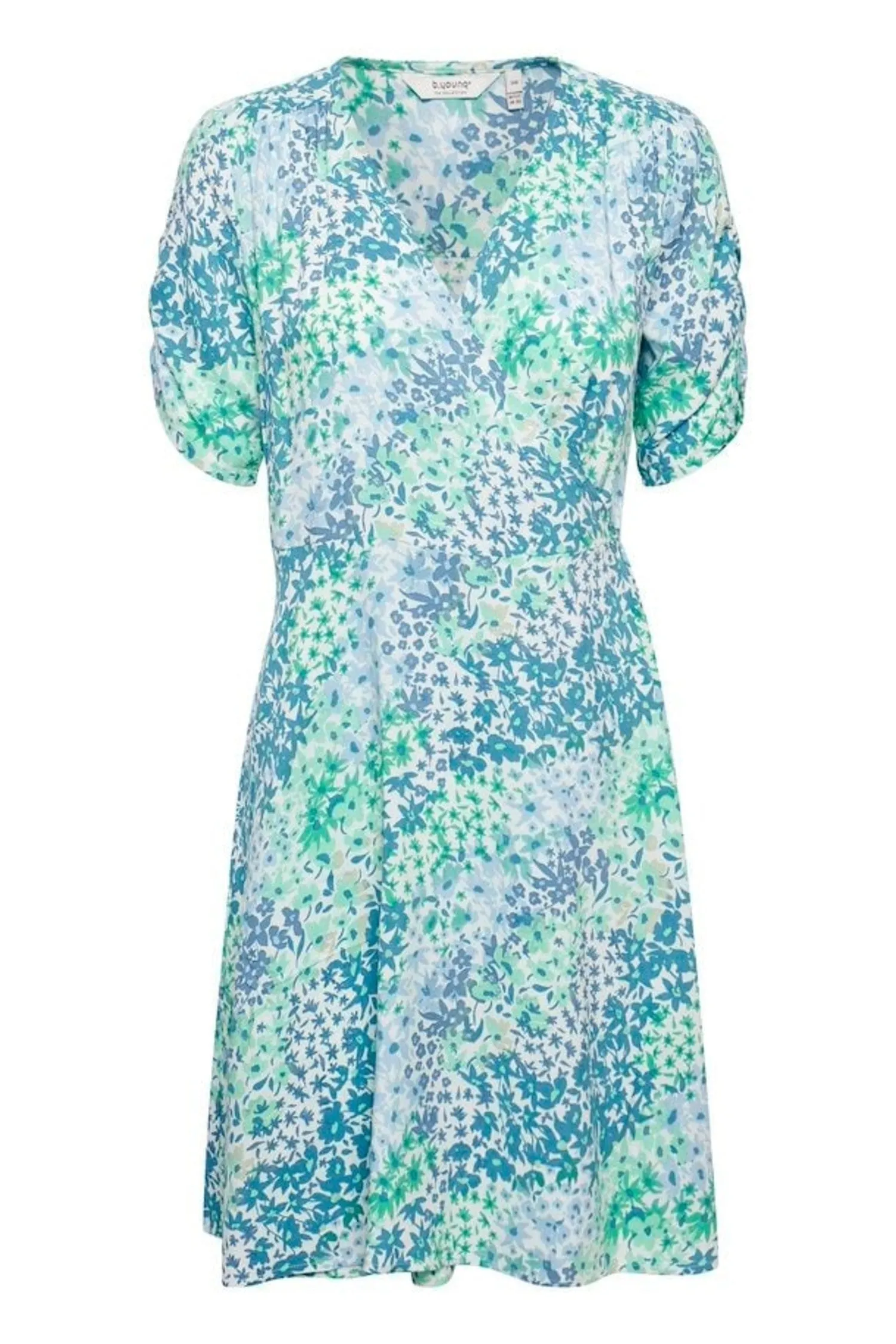 The Joe Wrap Dress - Blue Bell Mix