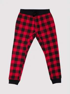 Thermal Buffalo Plaid Mens Joggers