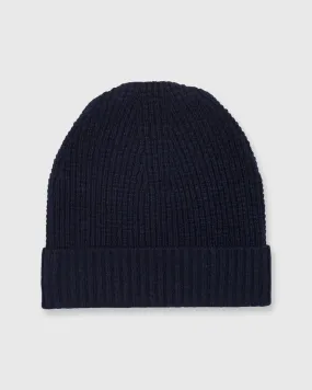 Thermal Hat in Navy Cashmere