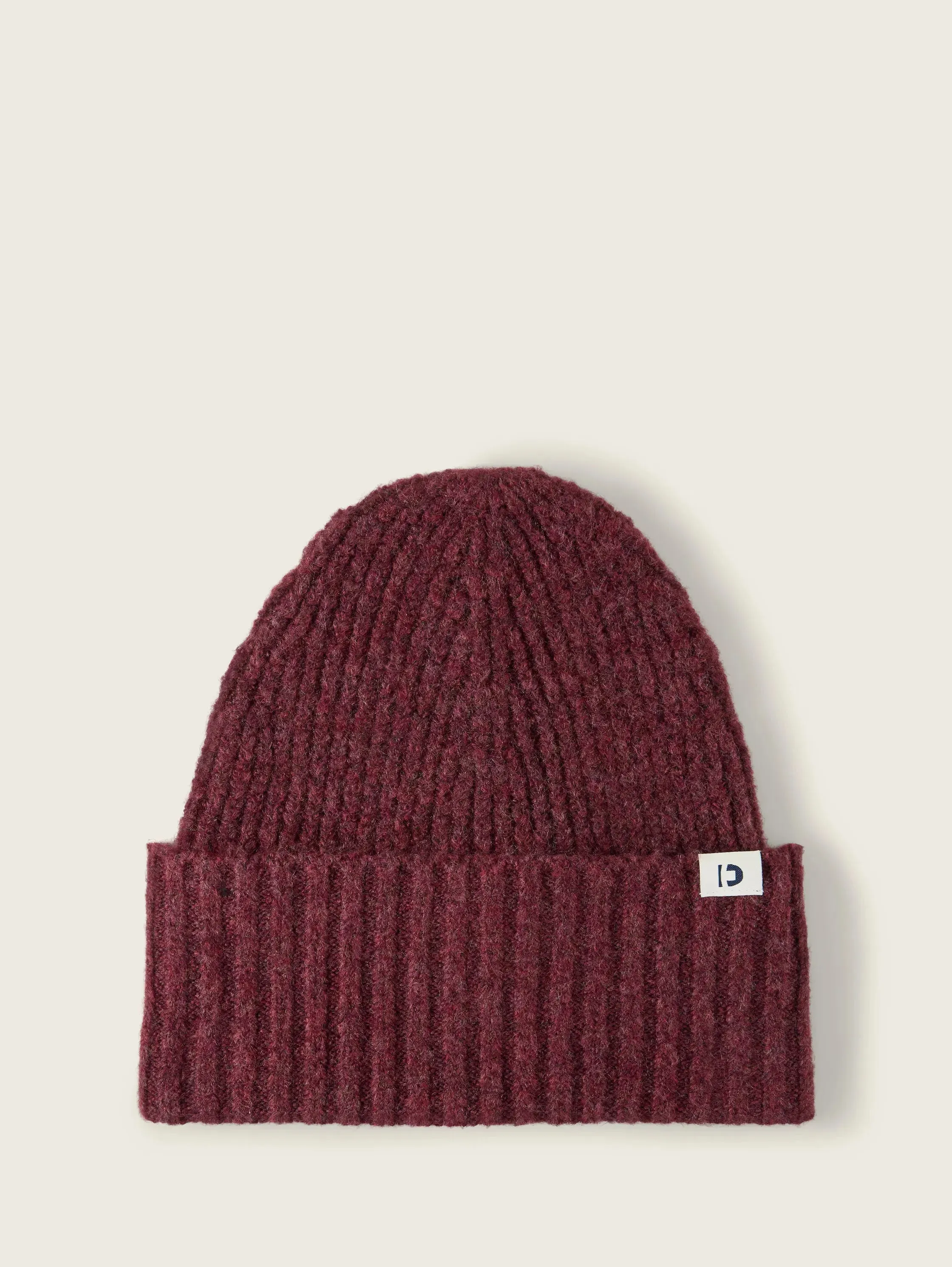 Tom Tailor Ribbed Beanies Red Hat