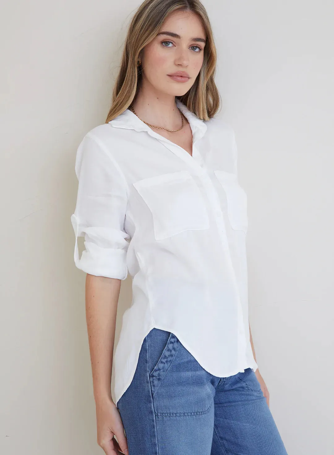 Two Pocket Shirt - White