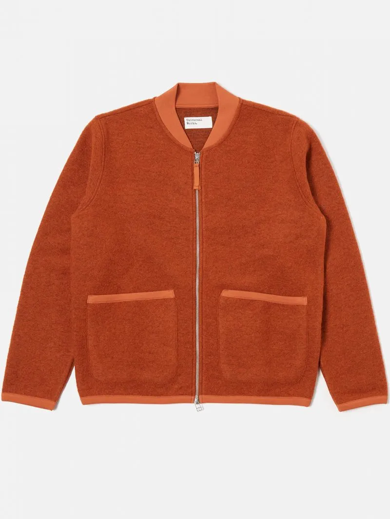 Universal Works Zip Bomber Orange Jacket