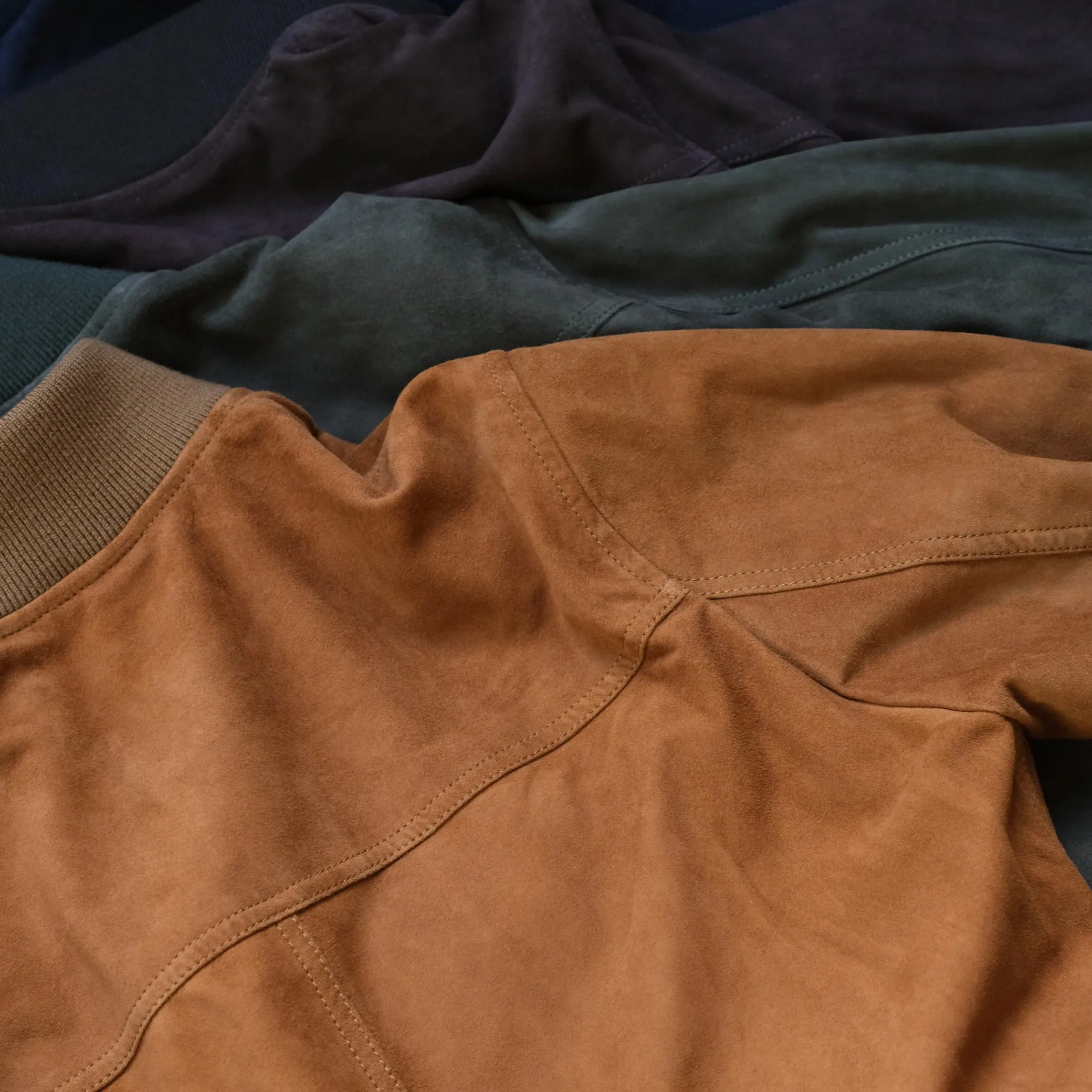 Valstar Suede Bomber Jacket