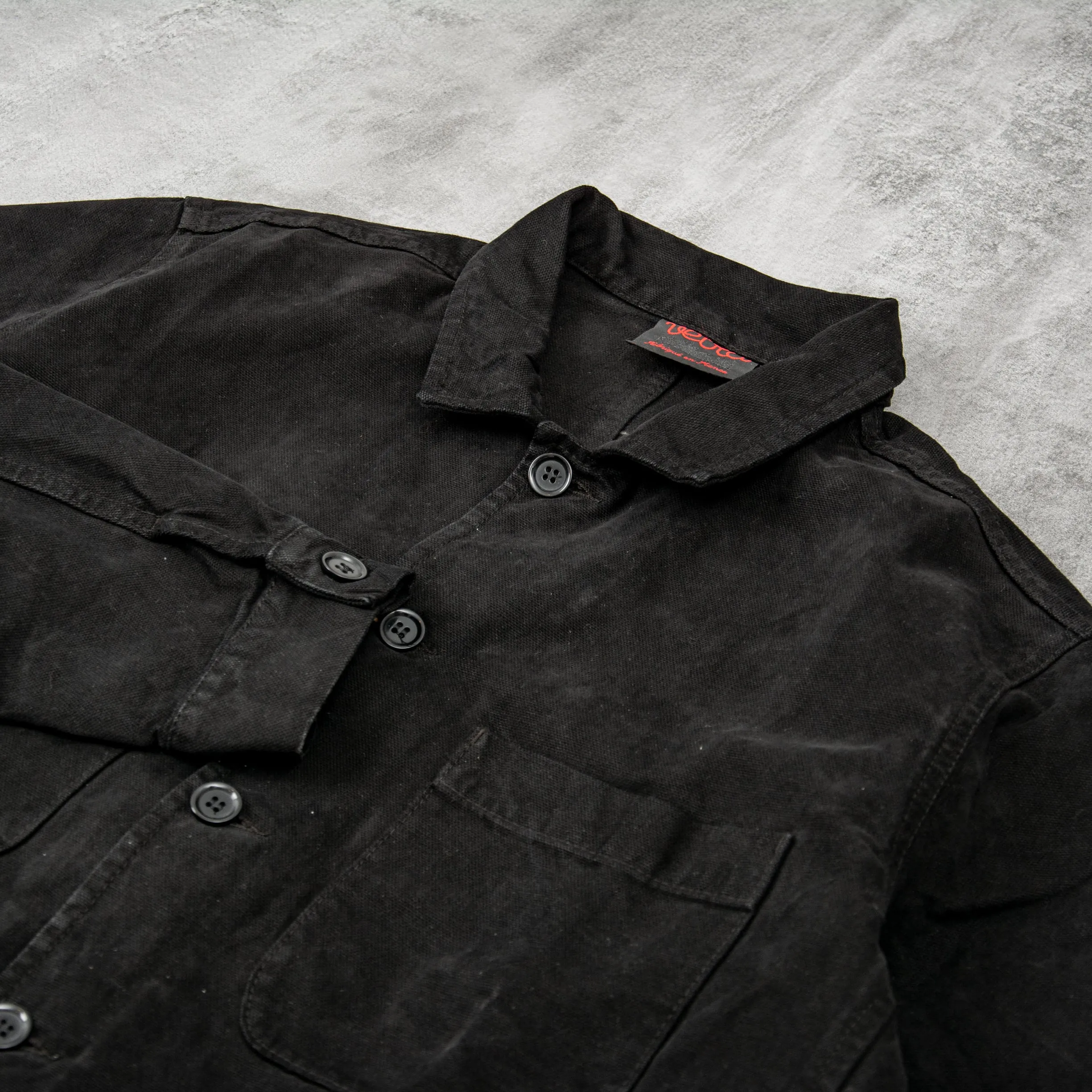 Vetra 27 Bomber Jacket Brushed Canvas - Black