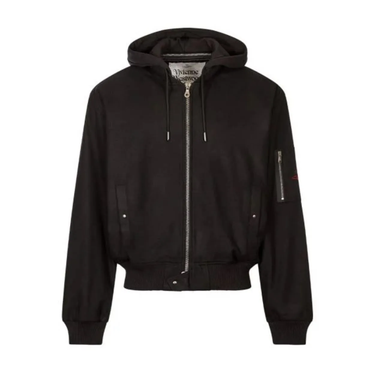 Vivienne Westwood Black Bomber Jacket