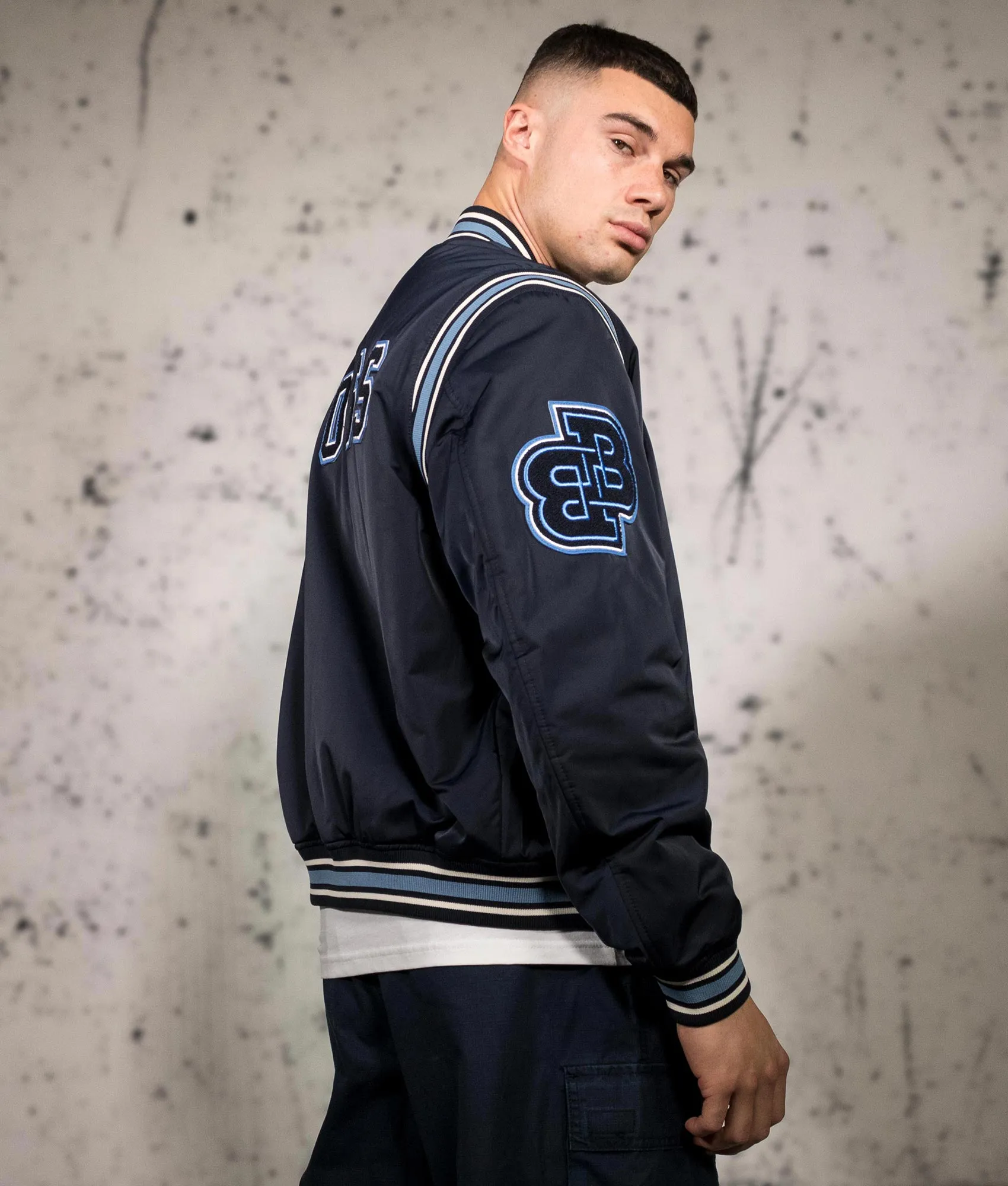 Water Repellent Oronzo Varsity Jacket