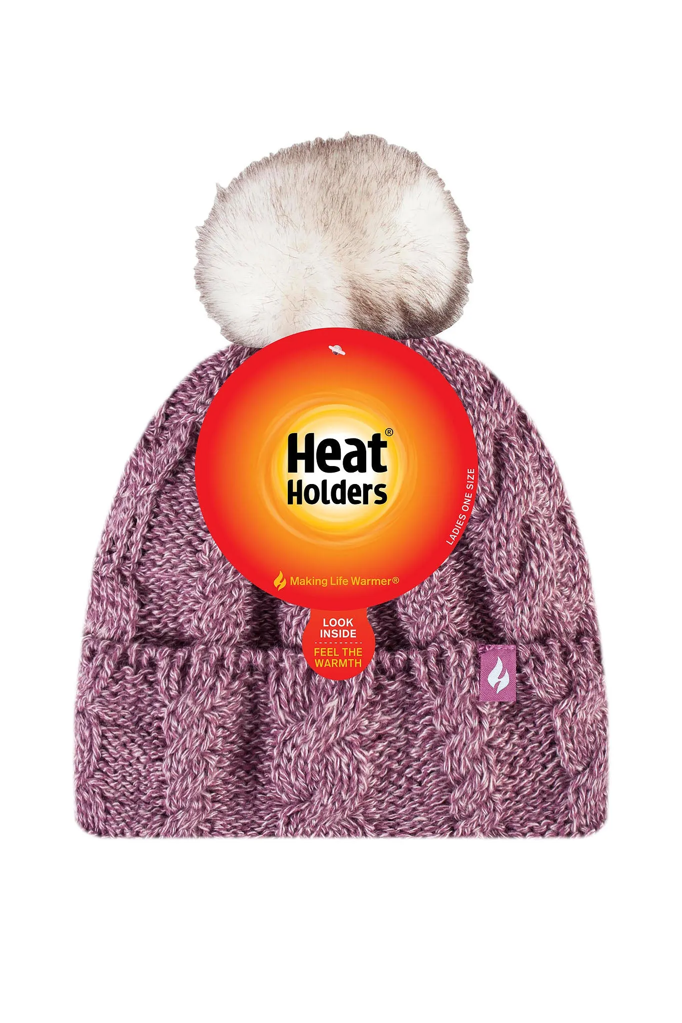 Women's Roll Up Pom-Pom Hat