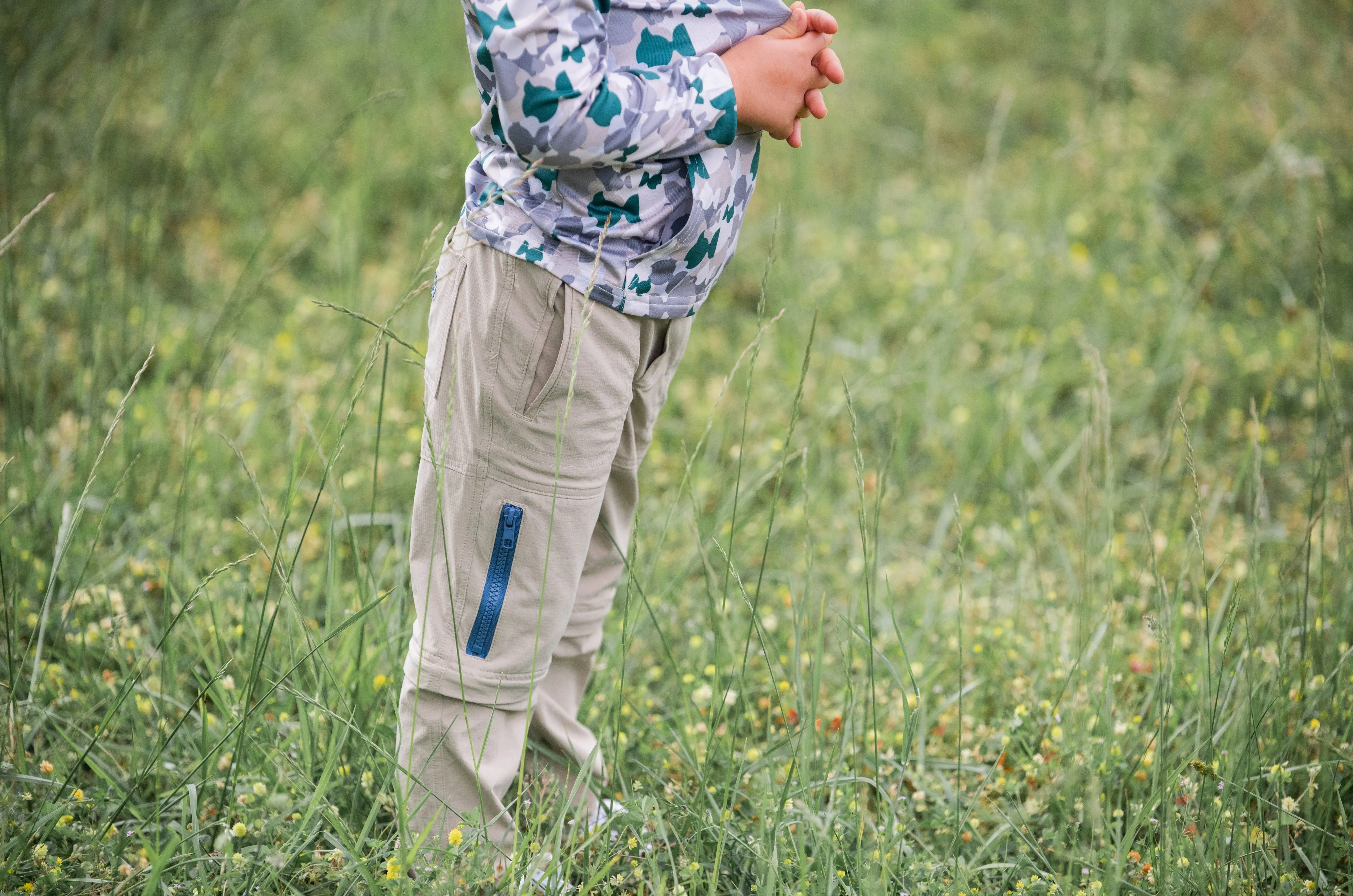 Zip Off Cargo Pant- Island Fossil