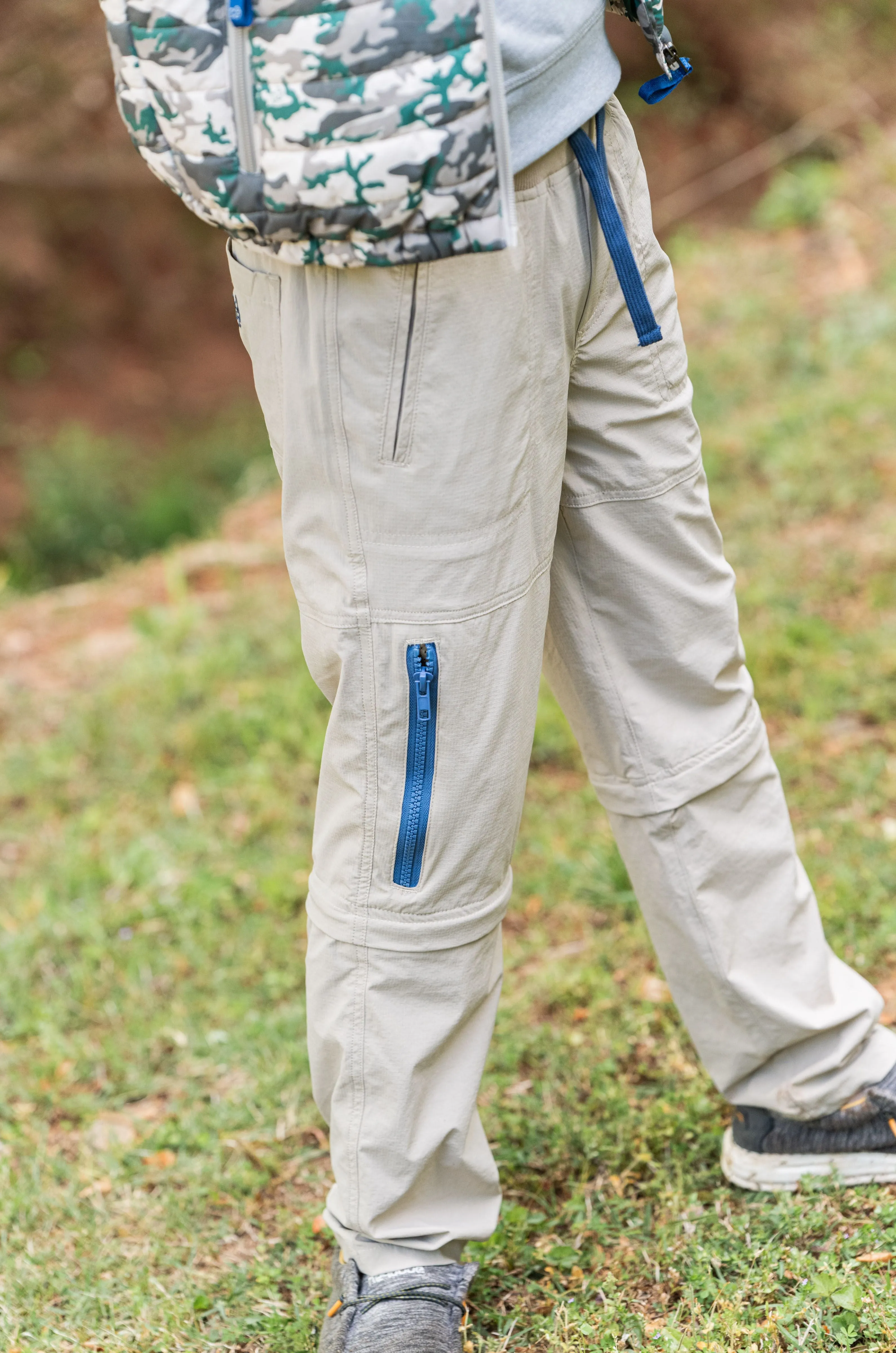 Zip Off Cargo Pant- Island Fossil