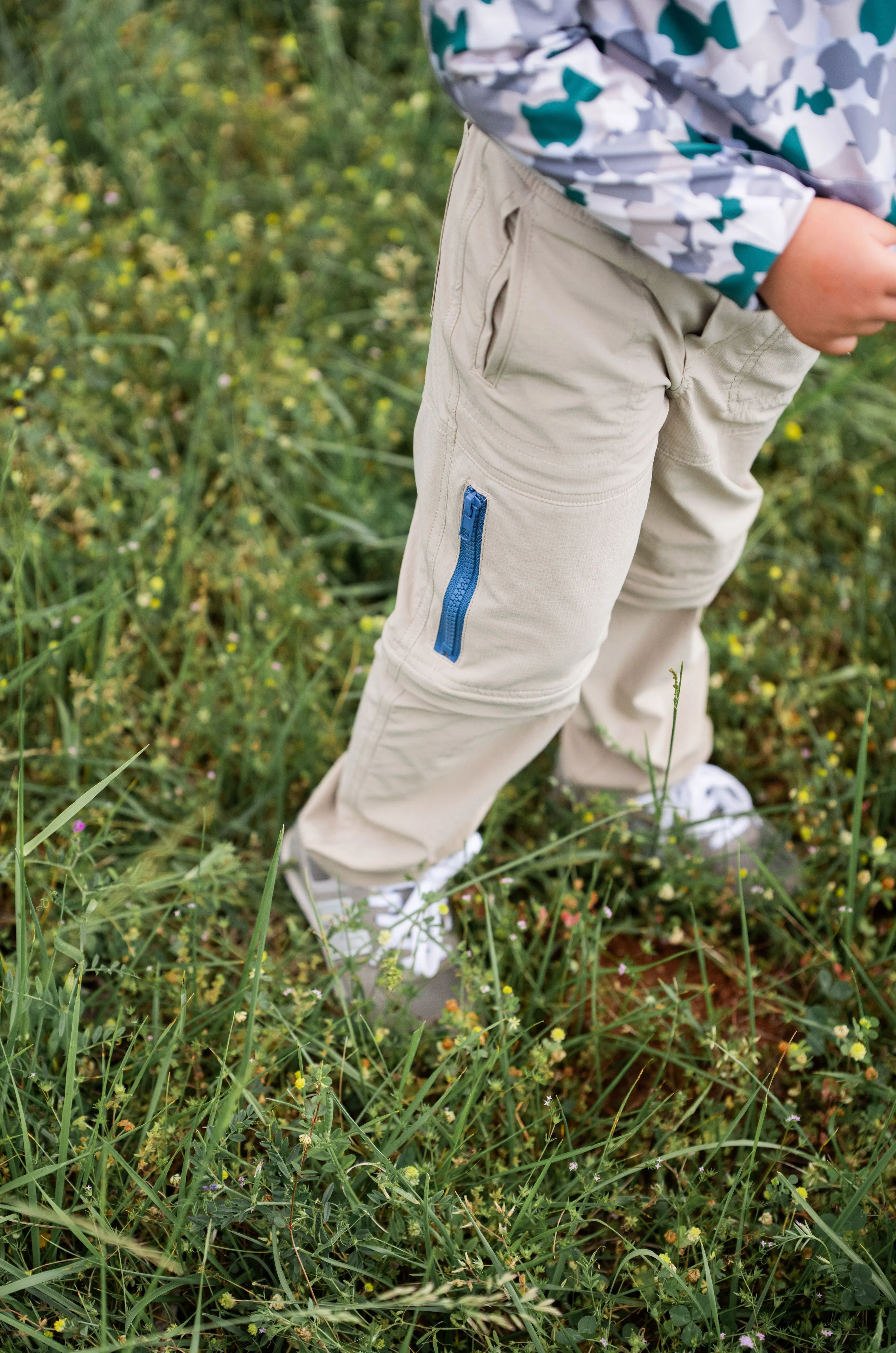 Zip Off Cargo Pant- Island Fossil